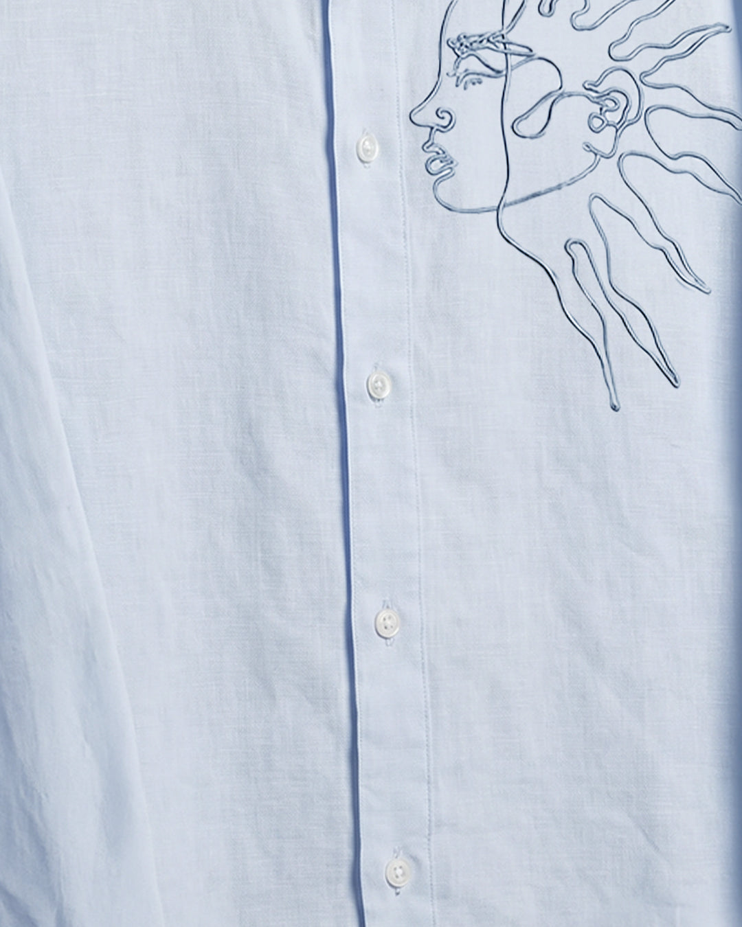 Day And Night Linen Striped Shirt