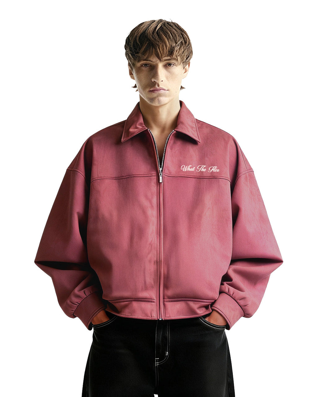 Life's Nice Coral Suede Jacket