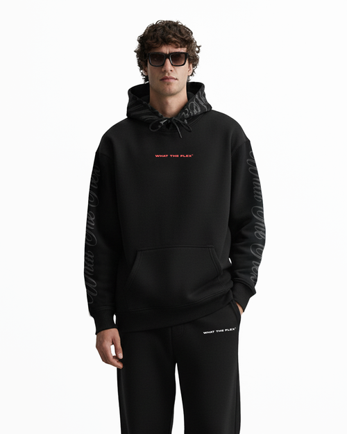 Black Angel Oversized Hoodie
